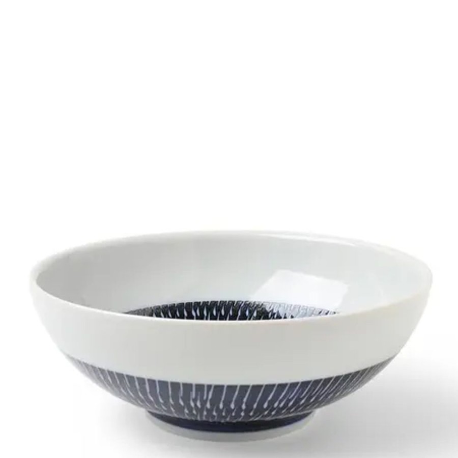 Tabletop Miya Company Large Bowls | Indigo Tobi Kanna Bowl 8-3/8"