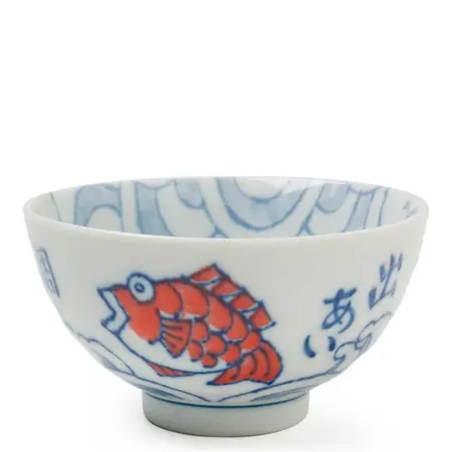 Whimsy Miya Company Bowls | Red Tai 4.5" Rice Bowl