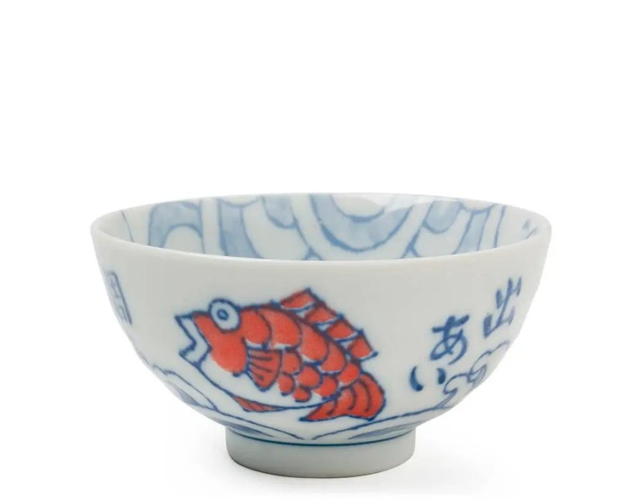 Whimsy Miya Company Bowls | Red Tai 4.5" Rice Bowl