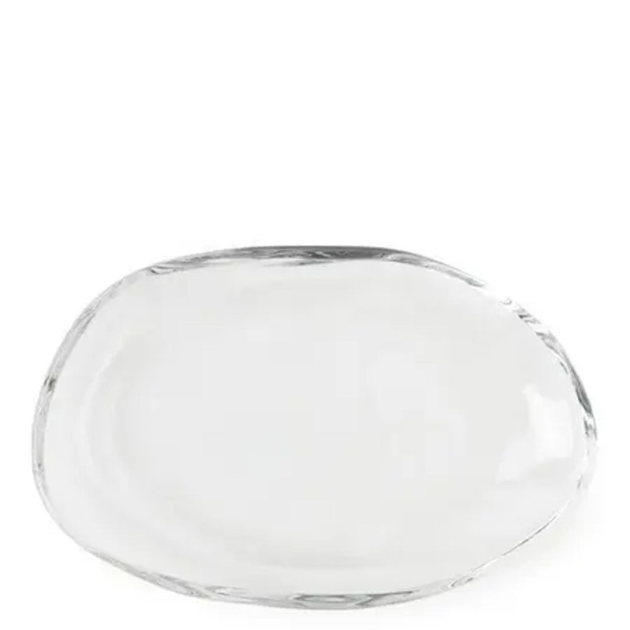 Tabletop Miya Company Small Plates | Hineri 5.7" X 3.7" Glass Plate