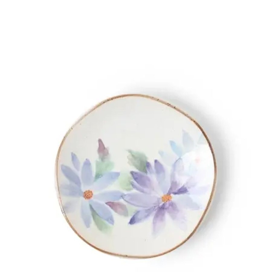 Tabletop Miya Company Small Plates | Floral Mini Plate Blue