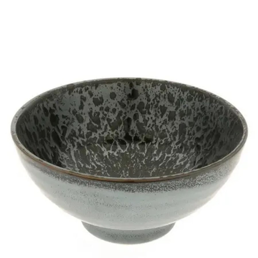 Tabletop Miya Company Medium Bowls | Bowl Silver Blue Granite Design 7-3/4"