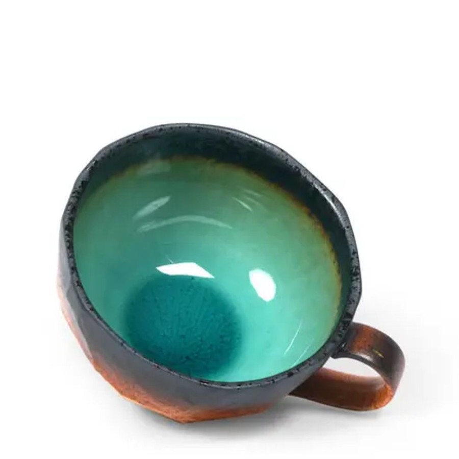 Tabletop Miya Company Mugs | Kosui Green 8 Oz. Boulder Mug