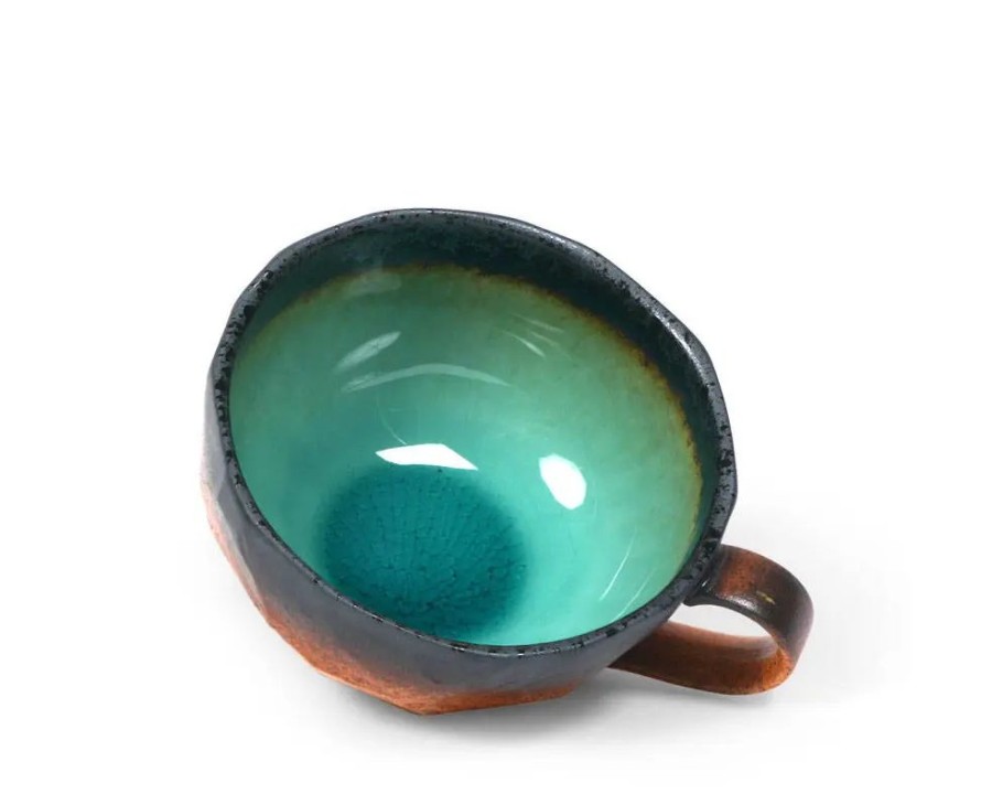 Tabletop Miya Company Mugs | Kosui Green 8 Oz. Boulder Mug