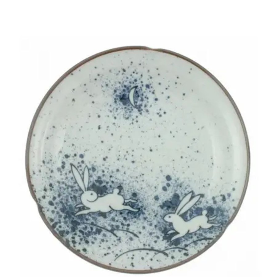 Whimsy Miya Company Plates | Plate Rabbit & Moon 8-3/4"